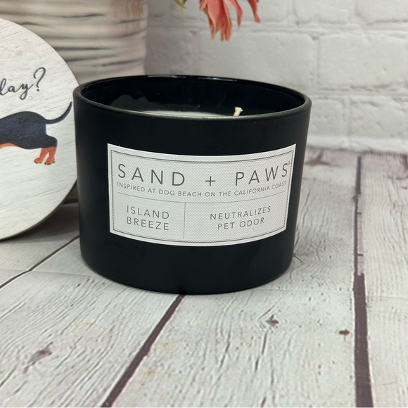 NWT sand + paws Black Candle island breeze dachshund doxie weenie dog - Picture 2 of 4